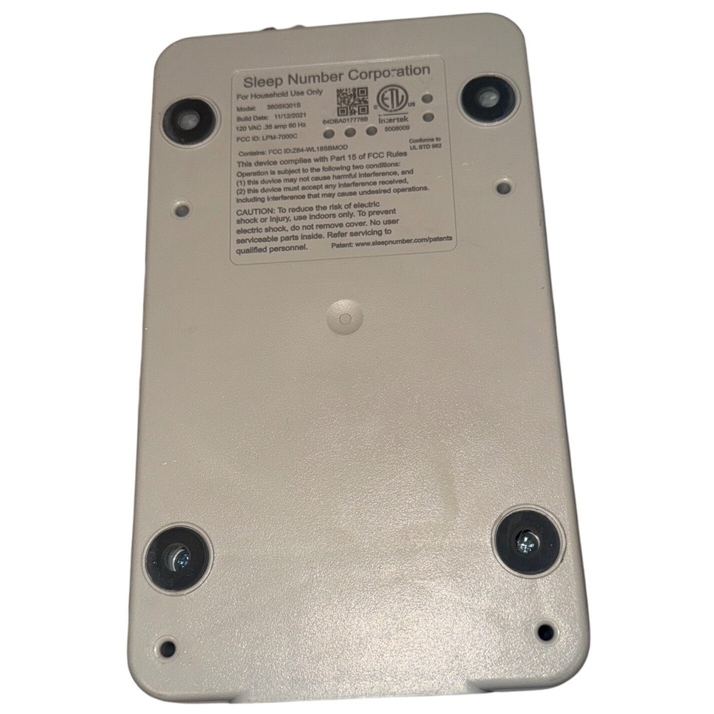 Sleep Number 360 Smart Bed Air Pump Control Box Model 360SIQ01B C4 Series